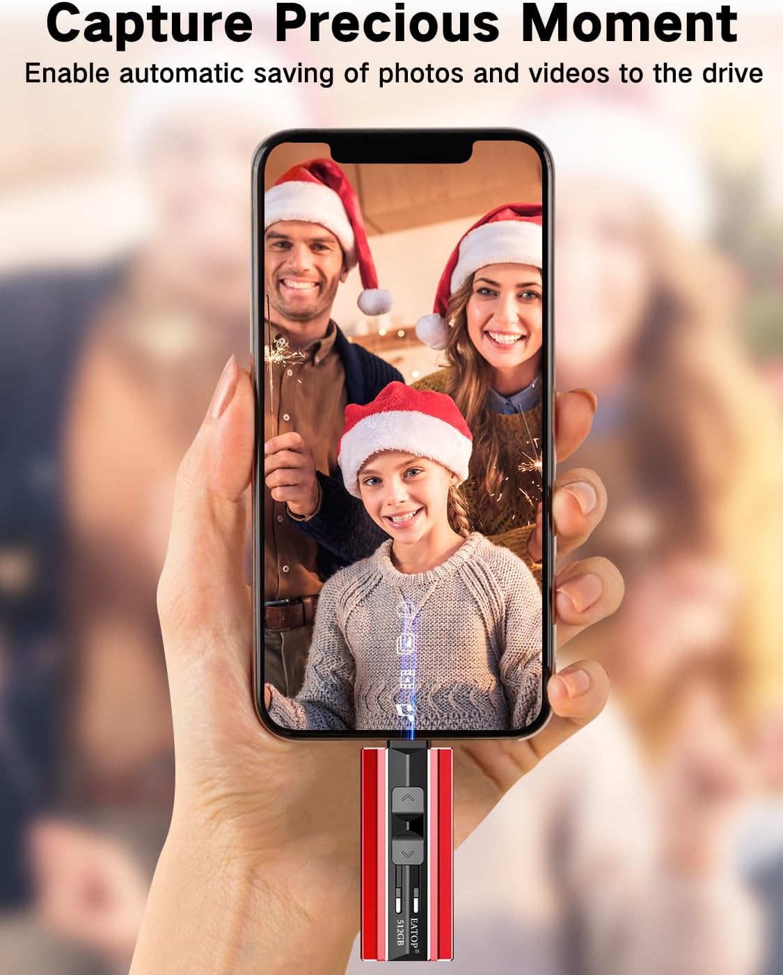NexaDrive™ 1TB External Phone Storage